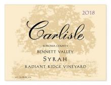 Carlisle - Radiant Ridge Bennett Valley Syrah 2018 (750ml) (750ml)