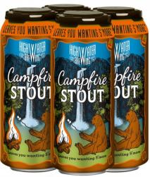 High Water Brewing - Campfire Stout (4 pack 16oz cans) (4 pack 16oz cans)