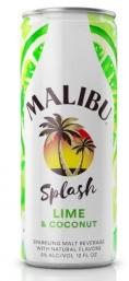 Malibu - Splash Lime Coconut 4pk Cans (4 pack 12oz cans) (4 pack 12oz cans)