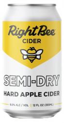 Right Bee - Semi-Dry Hard Cider (6 pack 12oz cans) (6 pack 12oz cans)