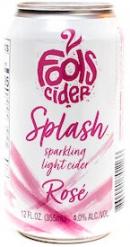 2 Fools Cider - Splash Rose (6 pack 12oz cans) (6 pack 12oz cans)