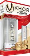 Khor - Plainum Vodka Gift Set (750)